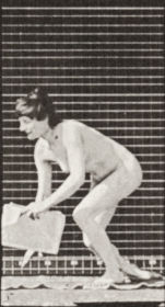 Plate 269 Arising from the ground with a newspaper in left hand — figure reference